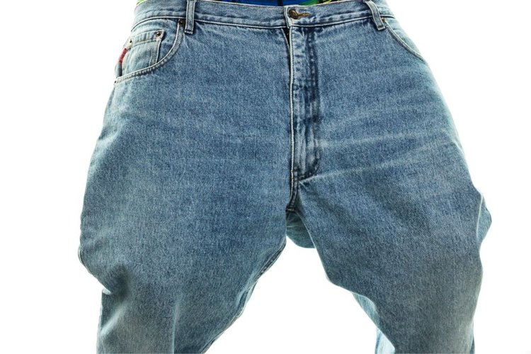 Saggy jeans