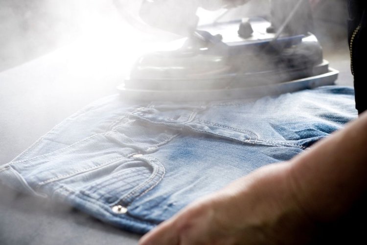 high temperature on jeans 