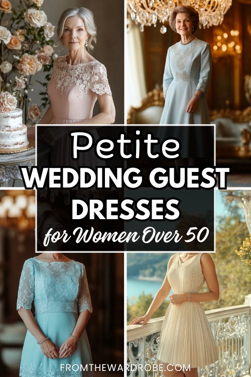 women over 50 wear petite wedding guest dresses